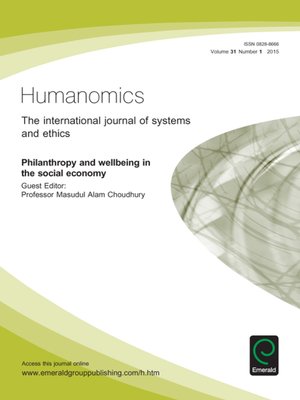 cover image of Humanomics, Volume 31, Issue 1